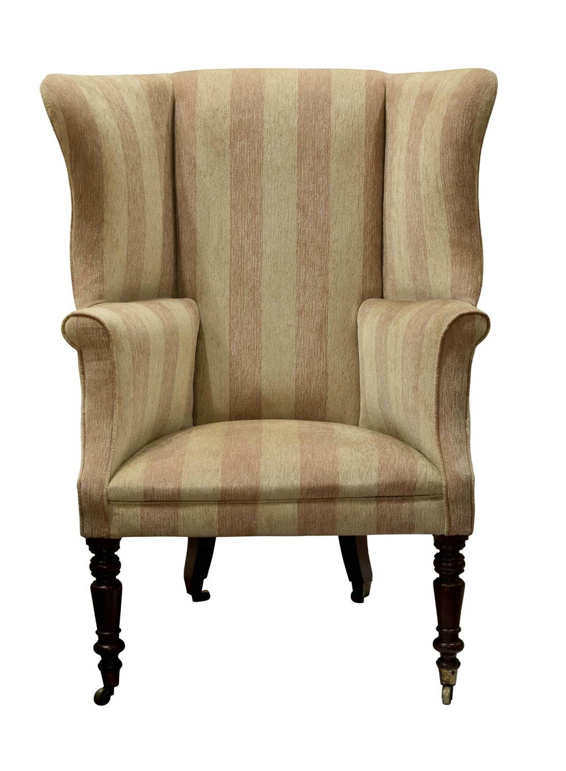 Victorian Wing Back Chair c.1860 B6660 / LA140445